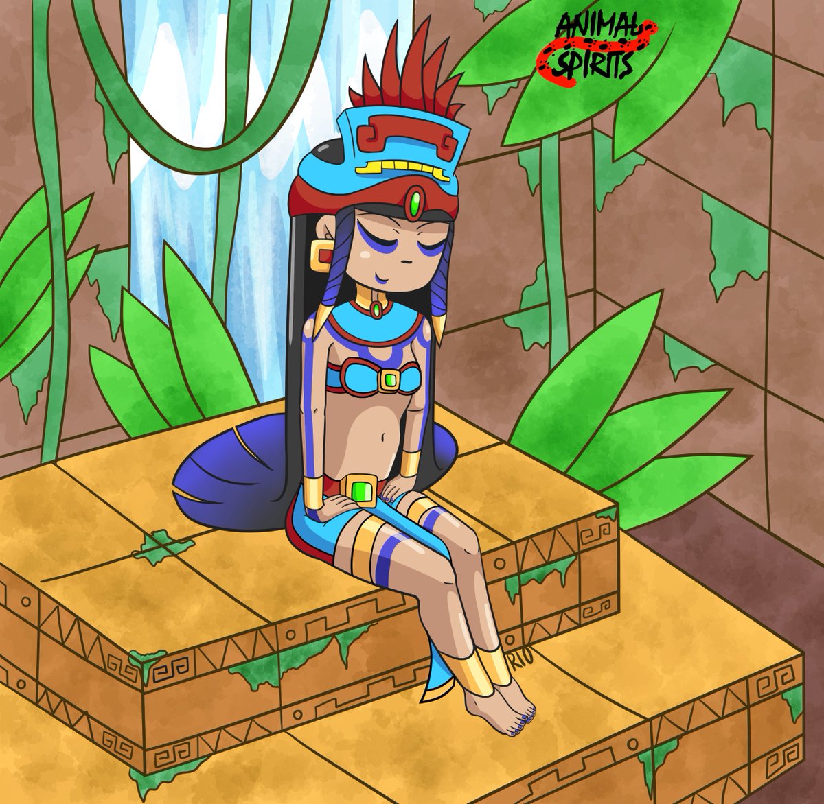 RioArt07's tweet photo. Luma Princess
OC of my personal proyect Animal Spirits
#animalspirits #digitalart #oc #originalcharacter #aztec
#aztecgirl #azteca #comic #aztecprincess https://t.co/1PLUQz9eWR