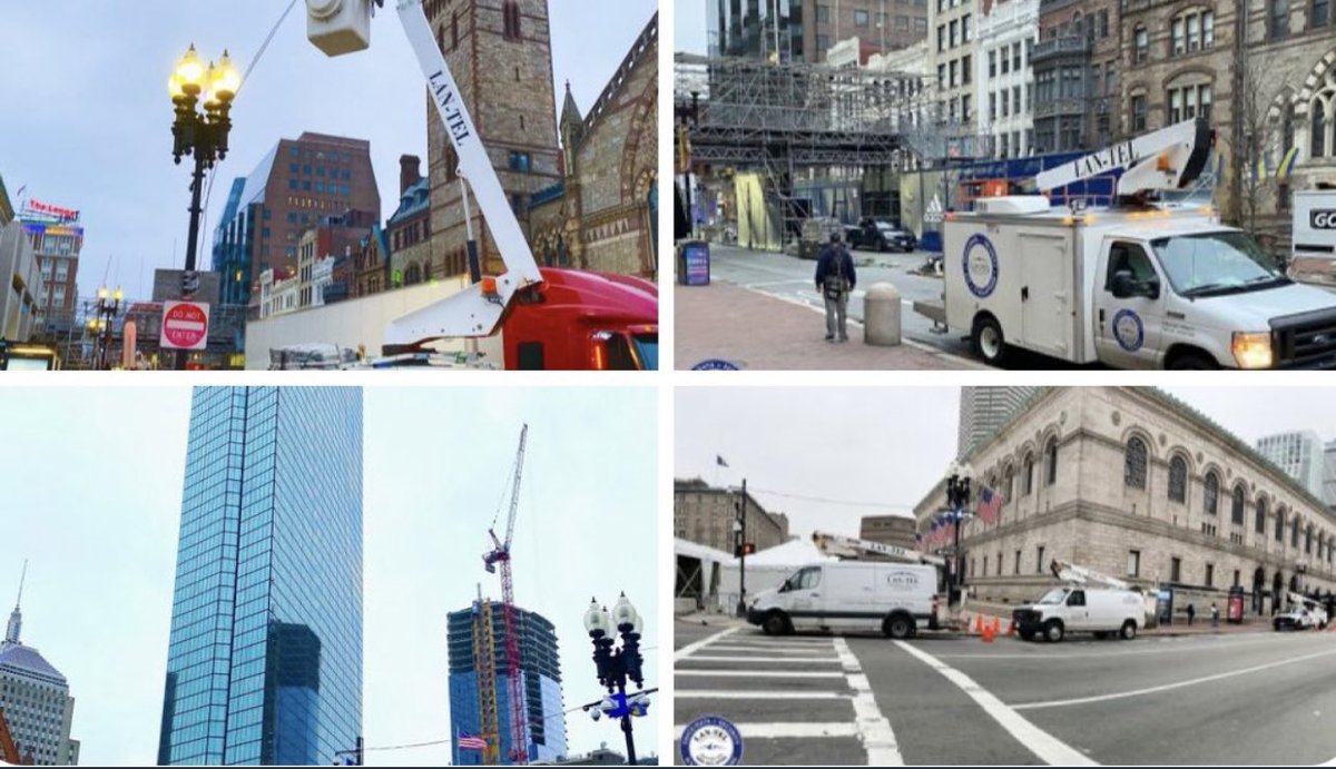 LAntonellis103's tweet photo. Today’s #BostonMarathon 🏃🏽 #Security proudly brought to you by @LANTELComm &amp; the hard working Technicians of @IBEW103 #LetsGetToWork #PoweringBoston https://t.co/Mht406K2lx