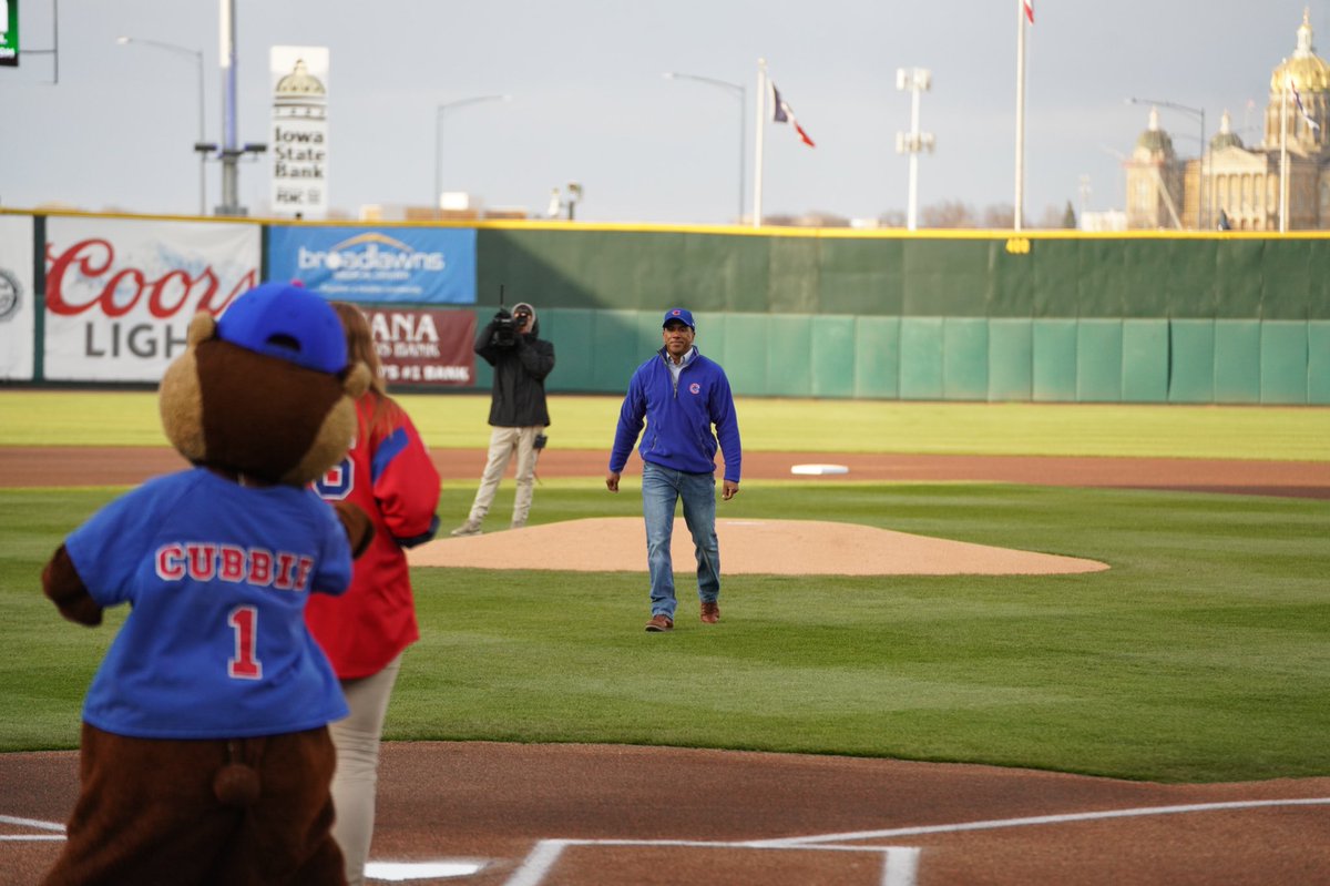 IowaBE's tweet photo. Thanks to the @IowaCubs for having Black Excellence board member Ryan McIntosh throw out the 1st pitch on Jackie Robinson Day. https://t.co/KJSn08pP3U