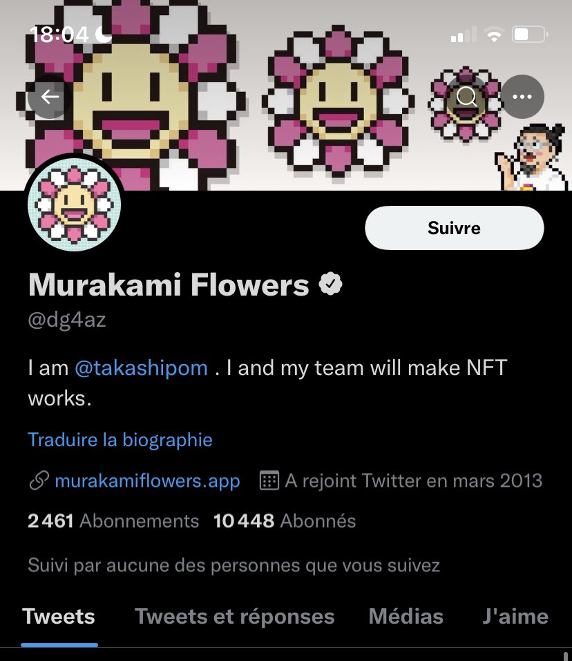 Got scammed 0.2ETH two weeks ago by this guy below…

… and this morning I woke up winning the #murakamiflowers raffle and getting a seed.
Can’t tell how grateful and honored I am <a href="/takashipom/">takashi murakami</a>. Will make my best use of it.

Now, back to #MNLTH quest part 4 <a href="/RTFKTstudios/">RTFKT</a>