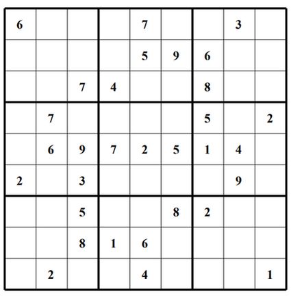 _Pasatiempos_ on X: Sudoku para imprimir nº 46