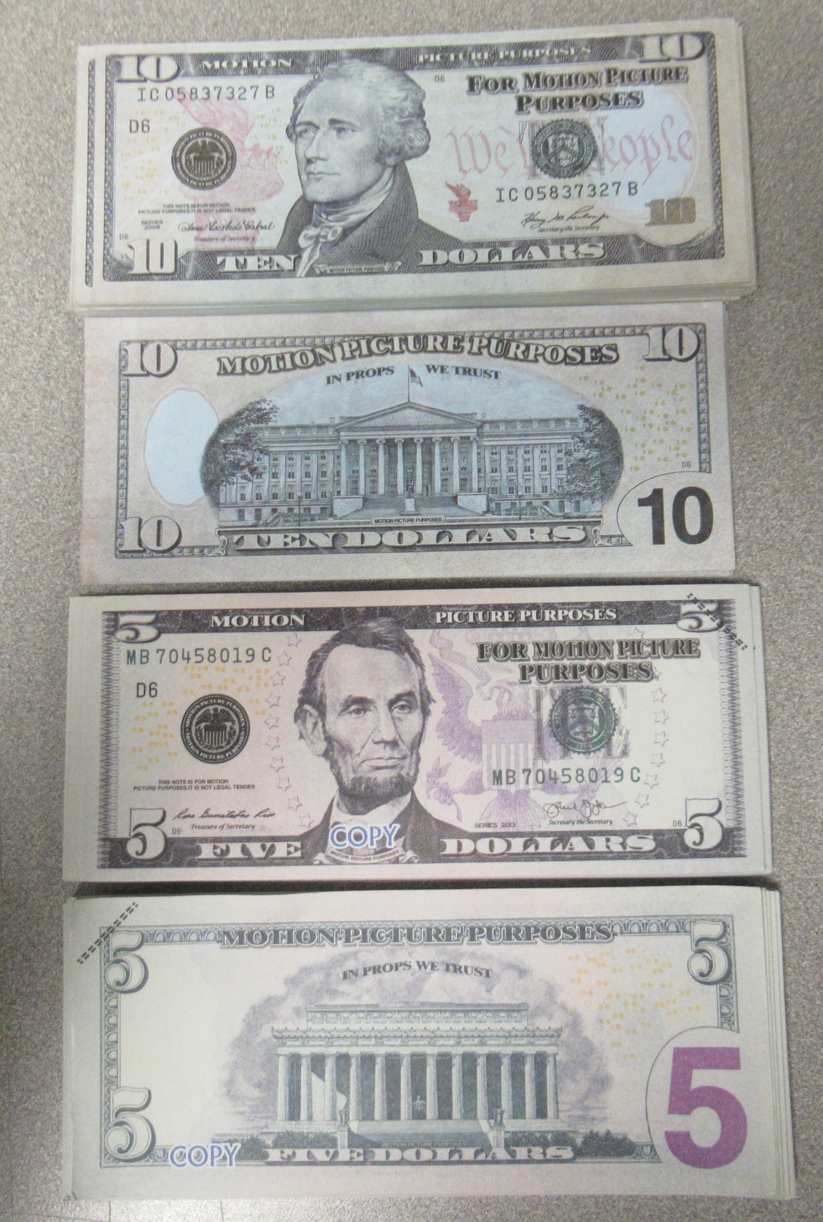 cbp chicago on twitter residents in in ky tx id ny were all expecting shipments from china containing counterfeit bills chicago cbp seized the shipments containing 5 10 100 denominations a