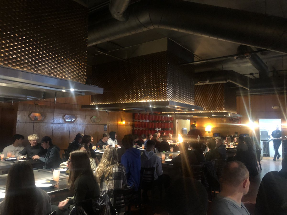 Strongsville Track and Field team building lunch at Shinto!  Thank you coach Schnear and Shinto!
<a href="/scsmustangs/">Mustang Athletics</a>