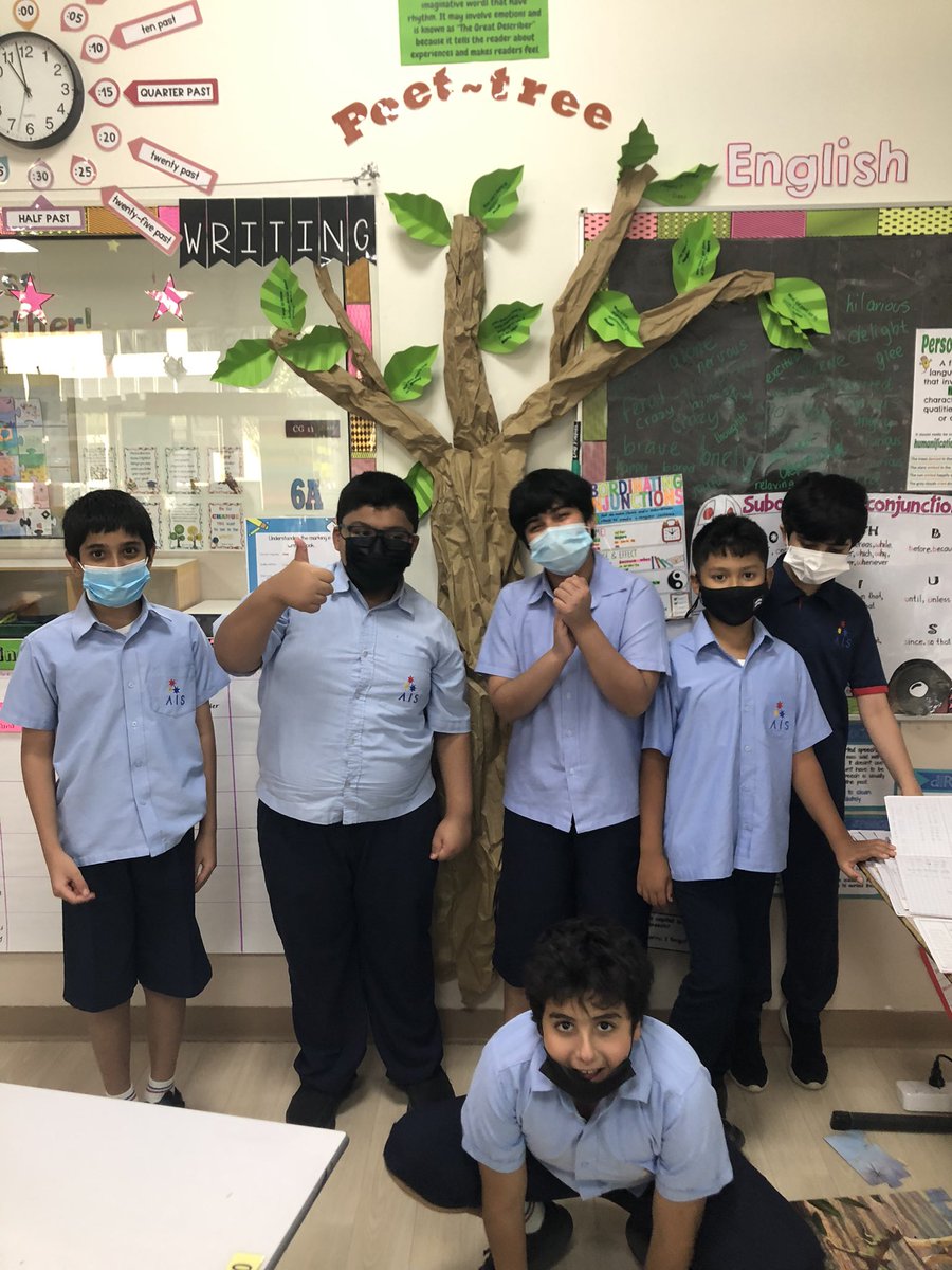 AIS_Grade5's tweet photo. We are poets and we didn’t even know it! Grade 5 have commenced our poetry unit. We are all busy analysing one of the oldest forms of literature #AISGrade5 https://t.co/sdTyEL1ihH