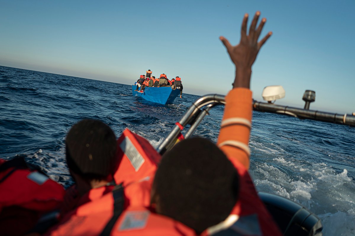 35 people are dead or missing after a boat trying to reach Europe sank off Libya on Friday, says the UN.

7,300+ people have died or gone missing in the Mediterranean in 5 years. The EU ended rescues and helped force 82,000 back to Libya, but welcomed over 4 million Ukrainians.