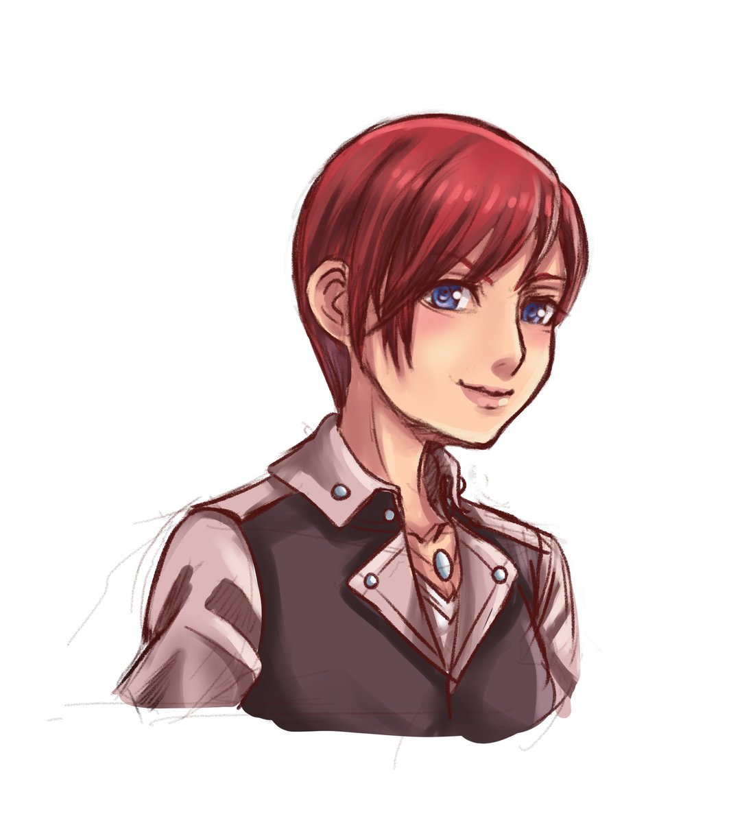 ByakkoArt's tweet image. You know what, Kairi would look pretty good with Utada Hikaru's new haircut. #kairi #KingdomHearts #KingdomHearts4 #sketch #HikaruUtada