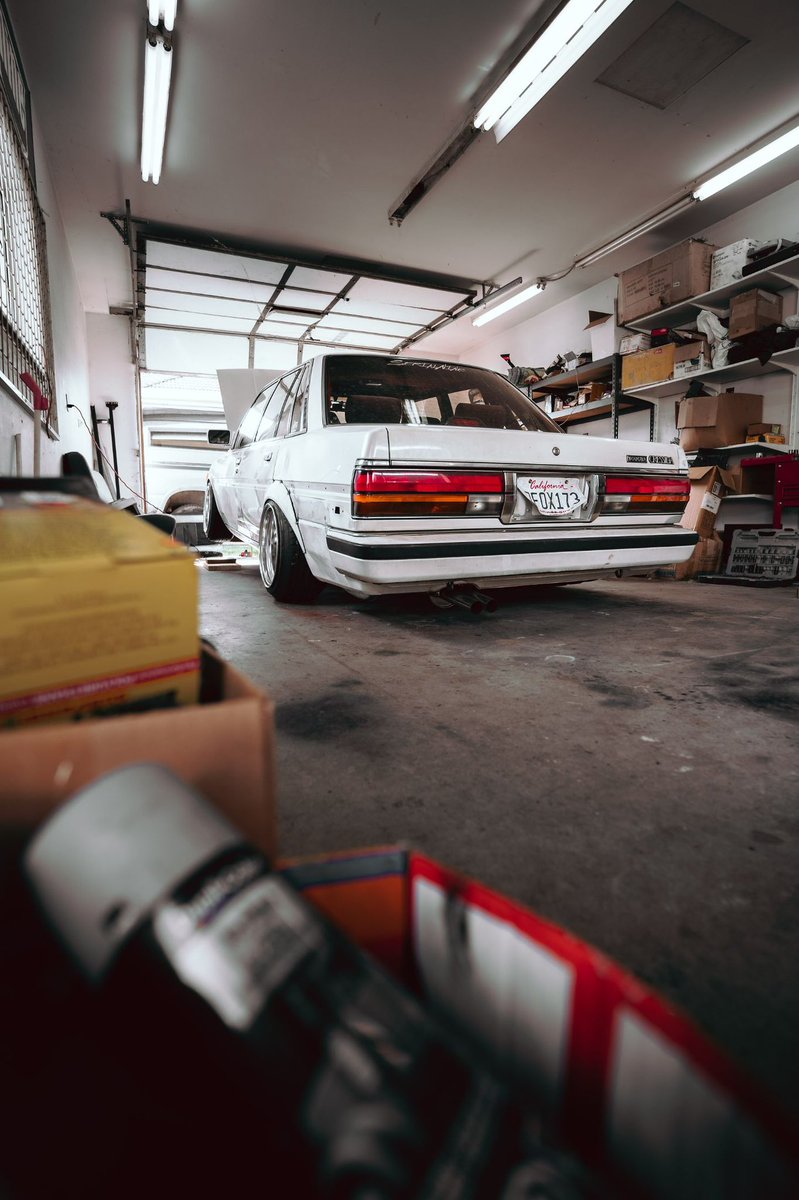 overlandlady's tweet photo. That one time you work one the neglected project car… Doesn’t it feel good to get back in the groove! https://t.co/P2wZn8qpEz