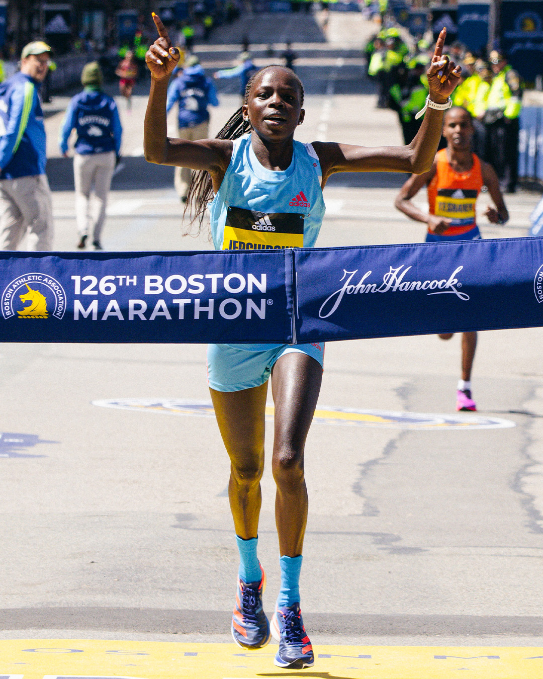 adidas Running on "Boston belongs to Peres Jepchirchir and Evans Chebet. @bostonmarathon® 👟 adizero Adios Pro 2.0 #ImpossibleIsNothing Twitter