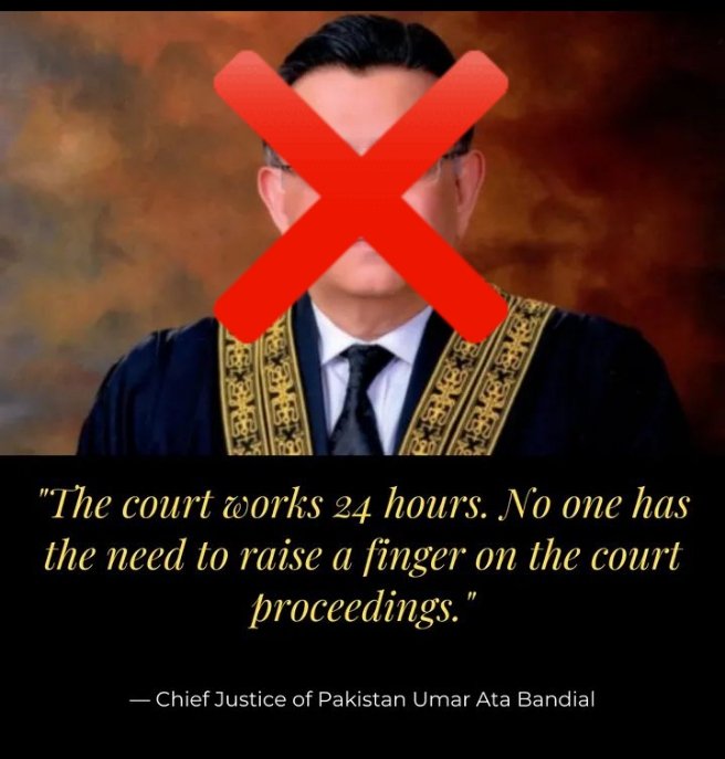 NidaEAlam1's tweet photo. @naveedahmed146 #UmerAtaBandial #Judges_must_be_accountable 
#ججوں_کا_احتساب_لازم #ججوں_کا_احتساب_کریں 
#injusticeinpakistan #ImportedGovtNotAcceptable #امپورٹڈ_حکومت_نامنظو 
اس ملک کے نظام کی باگ ڈور امریکہ کے بعد ججوں اور جرنلسٹس کے پاس ہے یہ حکومت تو ایک کٹھ پتلی ہوتی ہے https://t.co/Bb2l26Ghhx