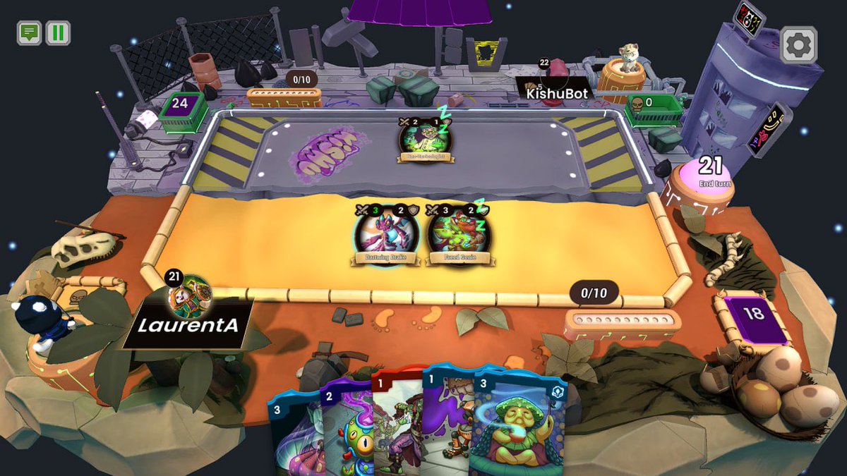 InuKishu's tweet photo. Players will be able to battle each other in the dynamic and interactive environment of many arenas by having a well-thought-out strategy and playing the right cards at the right time. 

The goal is simple; decrease your opponent's health to 0, before they do the same to you! https://t.co/aG7MQNwVRk