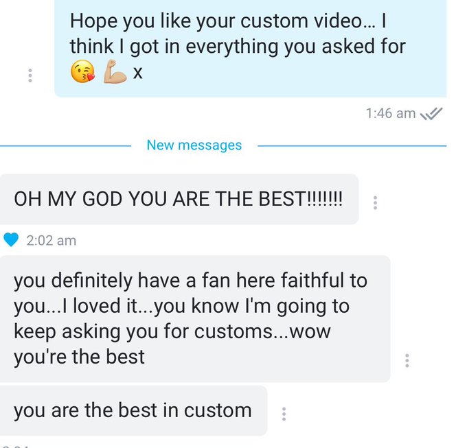 Love doing customs and making my fans happy ❤️ https://t.co/of1om03c1F