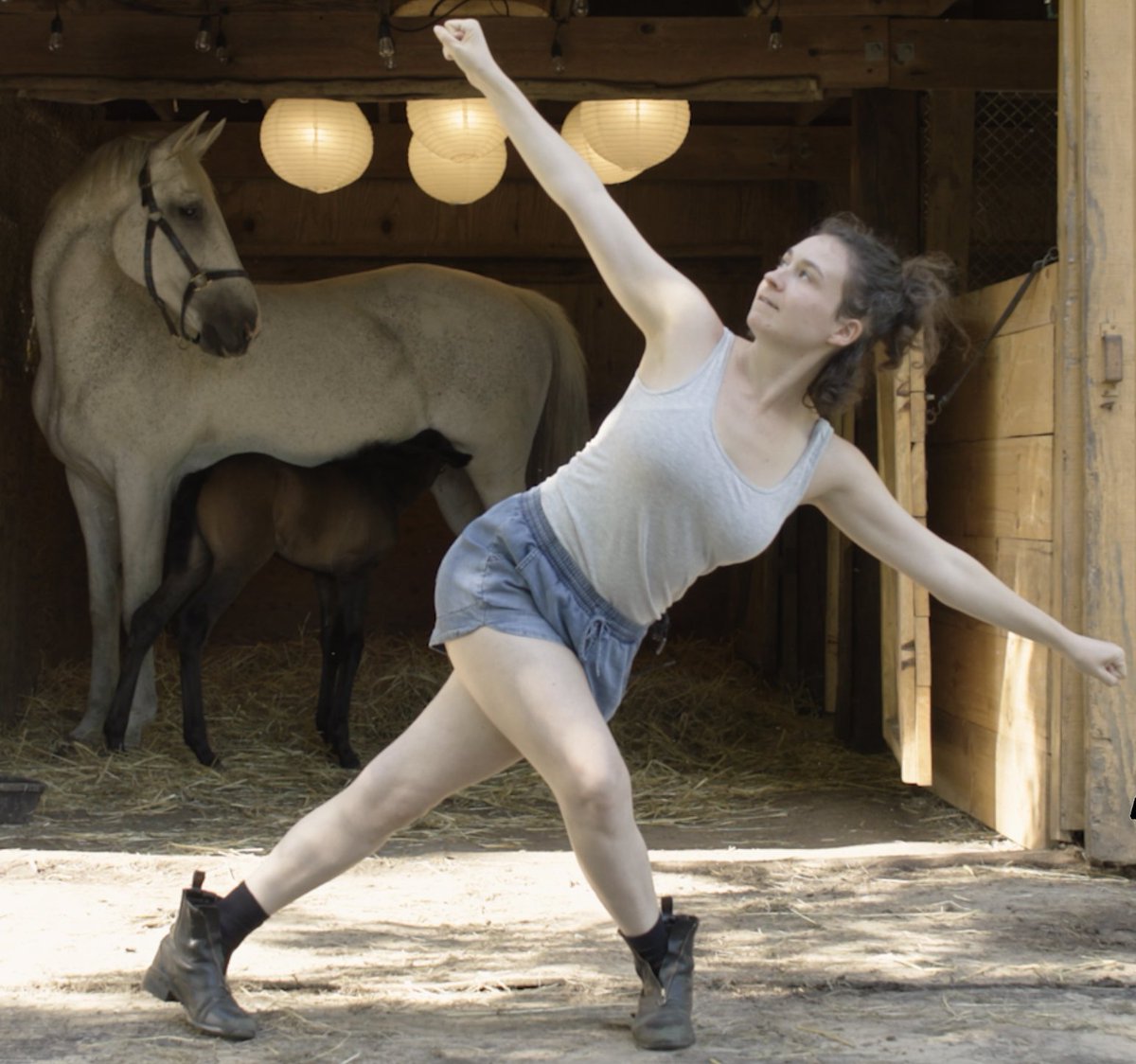 EquusProjects's tweet image. MAJODA CAST: 
Last but not last Kat Reese!

Who has also been working on feature length film, &quot;Imprinted, Dancing with Foals&quot; with The Equus Projects as well.

Kat has a history of working with Equines and continues to explore her movement expression in relationship to this work.