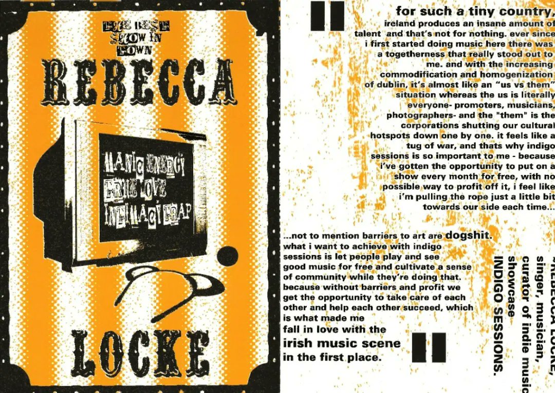 Luke (@lukeaziee) on Twitter photo this is Unaffiliated! it's a short zine I made in collaboration with 10 amazing independent Irish musical artists, with flyers for each artist and even some little cute interviews!
 (1/2) this is Unaffiliated! it's a short zine I made in collaboration with 10 amazing independent Irish musical artists, with flyers for each artist and even some little cute interviews!
 (1/2)