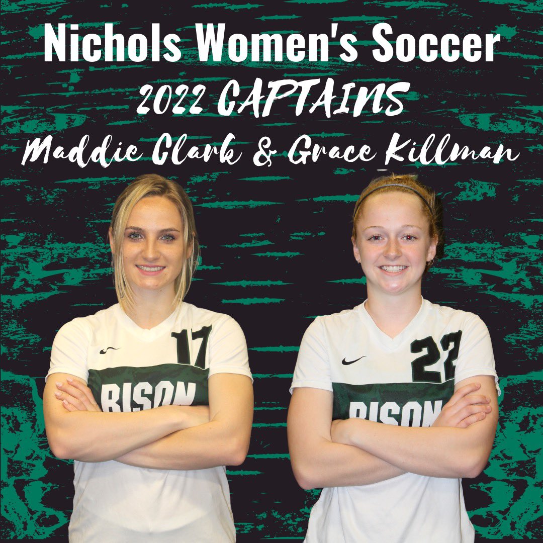 Excited to announce next year’s captains!! #bisonpride #nicholscollege