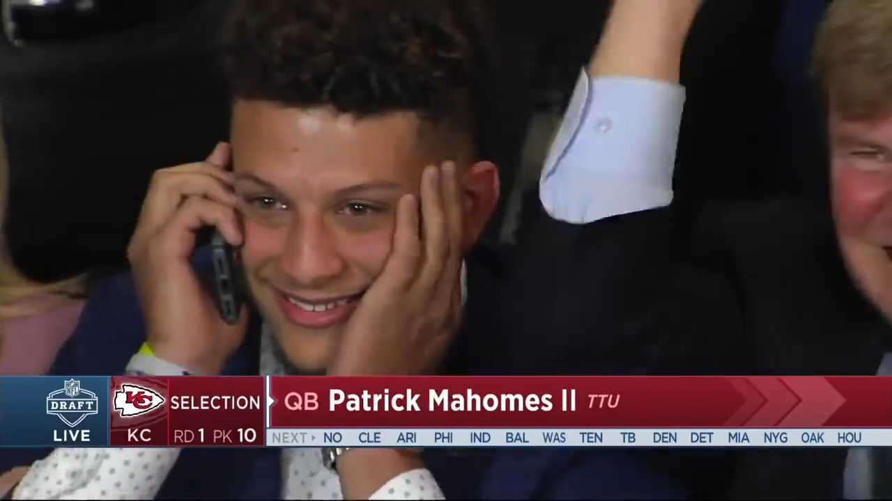 patrick mahomes draft pick