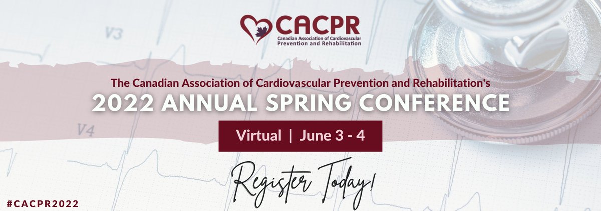 CACPR_1's tweet photo. Registration is now open for the #CACPR 2022 Annual Spring Conference! To #register or for more information visit us online at https://t.co/ArYI8BMKIW https://t.co/xVocjgcmUv