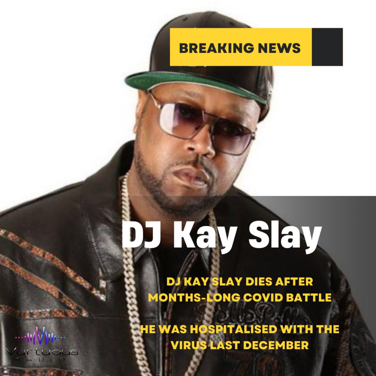 AGastona95's tweet image. DJ Kay Slay dies after months-long COVID battle
He was hospitalised with the virus last December. #djslay #rip #ilovedjs