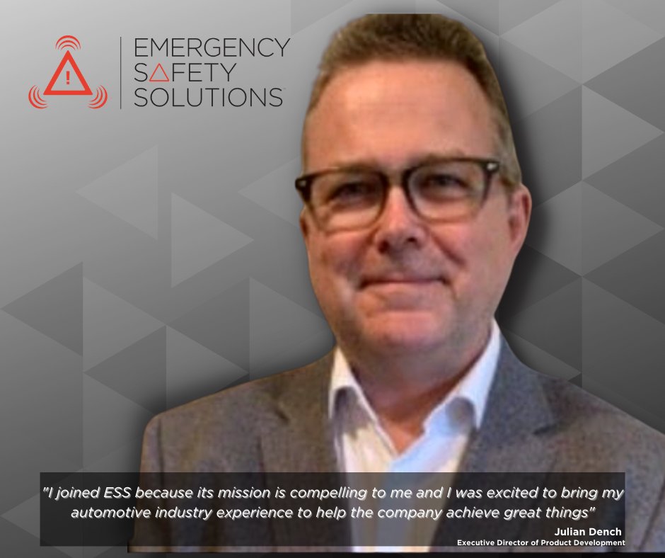 ESS_Help's tweet image. Julian Dench 
Executive Director of Product Development

#EssHelp #TeamMember #TeamWork #RoadwaySafety #MeetTheTeamMonday