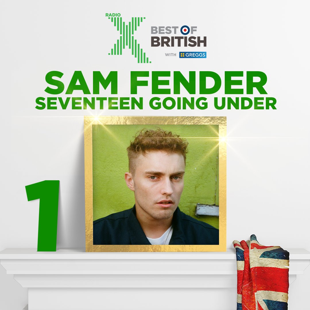 CONGRATULATIONS to @SamFenderMusic. His brilliant song Seventeen Going Under is this year's Radio X #BestOfBritish with Greggs! Thanks to everyone who voted.