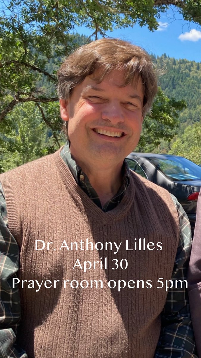 EBPrayerFurnace's tweet photo. Saturday night, April 30, we are excited to have Dr. Anthony Lilles coming as a guest speaker. Dr. Lilles is the Academic Dean at St Patrick’s Seminary, a professor and an author.Service begins 7pm. Recommend coming by 6pm as space is limited.  5862 Las Positas Rd.  Livermore https://t.co/GRw0S8JQKD