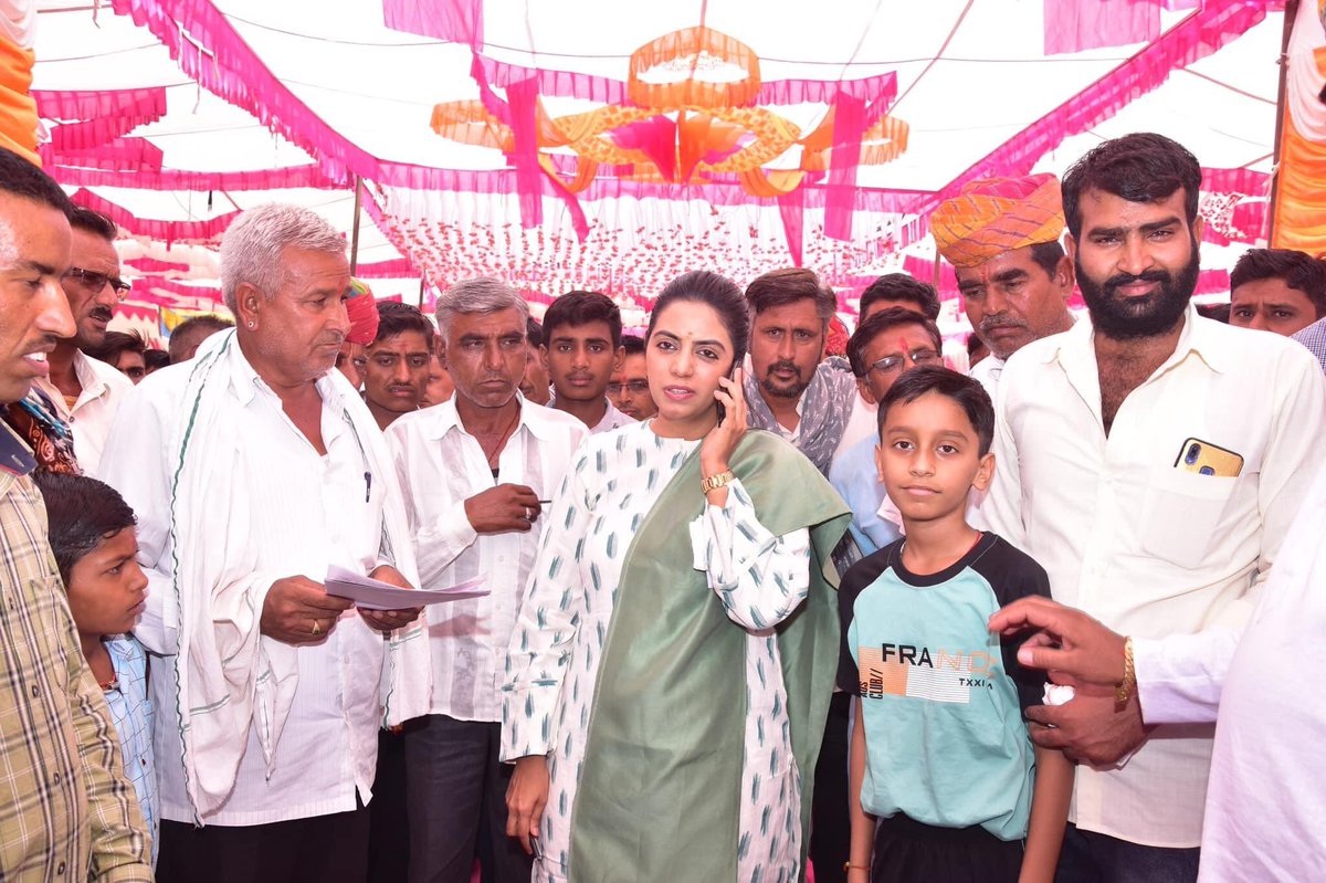 DivyaMaderna's tweet photo. Attended various programs in Osian today . https://t.co/iJ6iOnCo7z