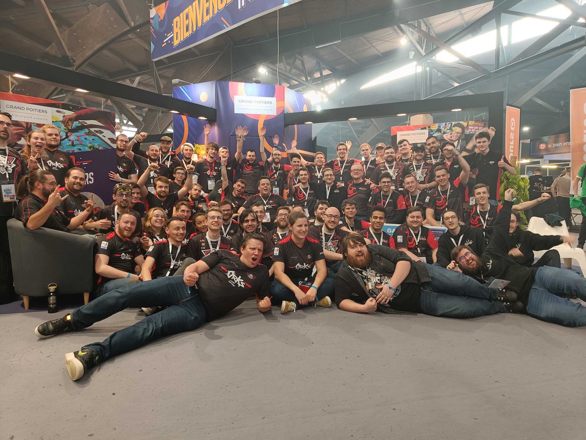 Fin de la <a href="/GamersAssembly/">Gamers Assembly</a> merci à <a href="/orKsGP/">orKs Grand Poitiers</a> pour m'avoir permis de vivre ça avec des super personnes !! Une équipe remplie de bienveillance et d'une énergie infinie 🔴⚫