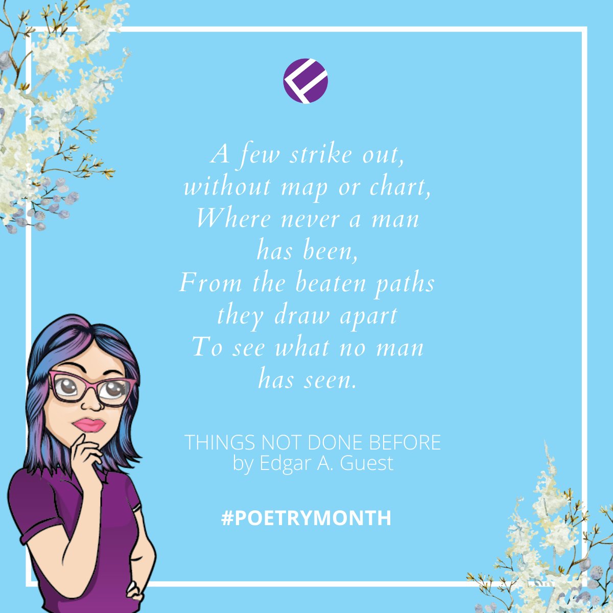 FisherTechNA's tweet image. Did you know April is National Poetry month? Stay tuned as Penny and the Fisher Technology team will be sharing our favorite poems every week! #FisherDifference #PennyProcess #PoetryMonth #Poetry #Poems #NPRPoetry