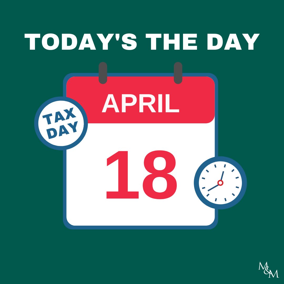 MeltonRecruit's tweet photo. Tax Day is finally here! Thank you to our dedicated professionals who have spent countless hours in preparation and supporting our clients. https://t.co/uhCmTf7LBg