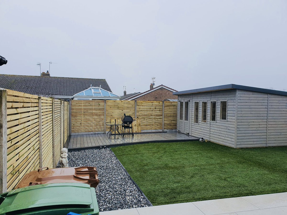 Decking &amp; Fence completed #pedltd #pedlocalbuilder #joiner #hull