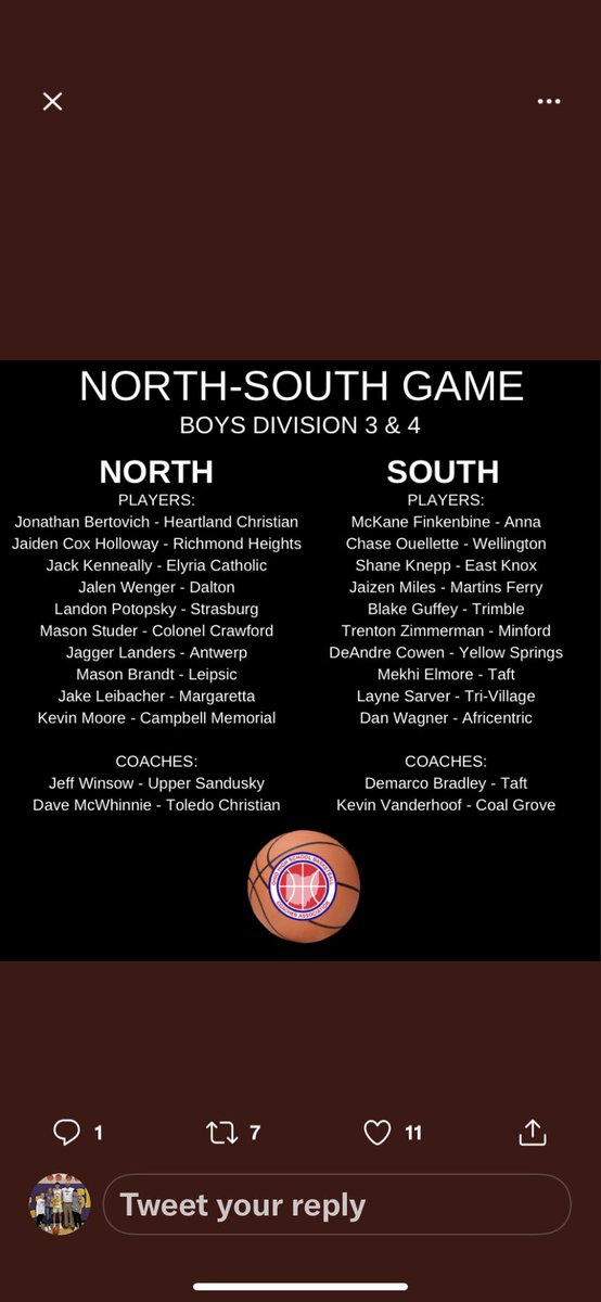LeipsicB's tweet photo. Mason Brandt will be representing Leipsic High School in the Ohio North/South game! This is a prestigious event that will feature the best players from all over the state! The game is this Friday, April 22 at Olentangy Liberty High School.  Game starts at 8:00 pm! 
#Vikingpride https://t.co/9OTOvbNwdL