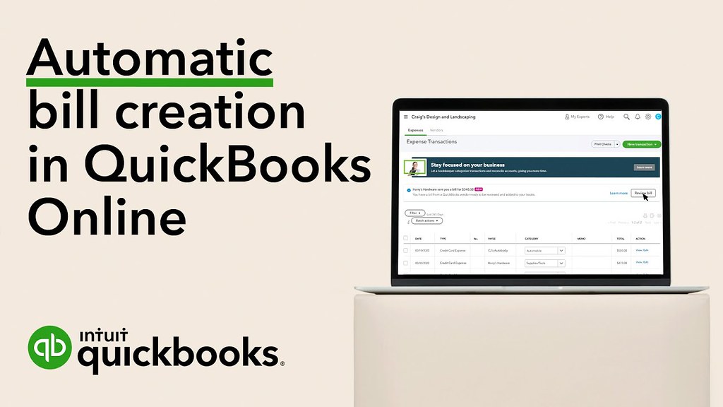 DivBusSol's tweet photo. You can receive vendor invoices from other #QuickBooks users and QuickBooks Online will automatically create a bill that you can review and approve. Watch the quick tutorial: https://t.co/74anyyfP10

#AutomatedAccounting #QuickBooksSolutionProvider https://t.co/C8ZwUT259q