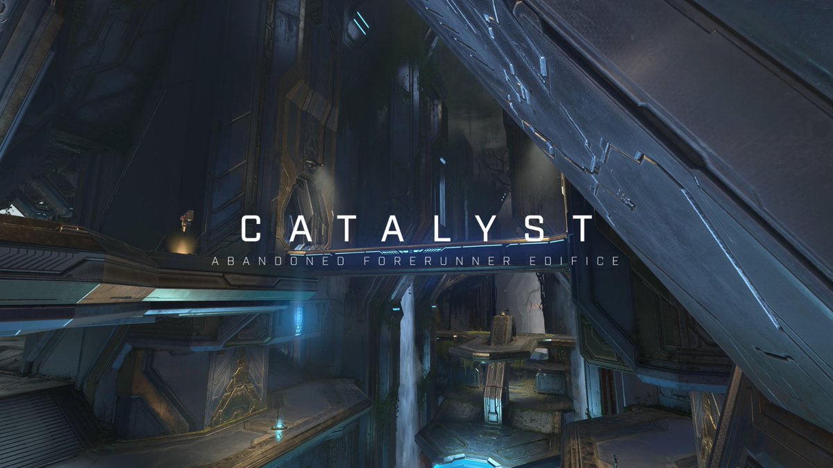 Halo's tweet photo. Enjoy a first look at Catalyst and Breaker - two new maps coming to Halo Infinite on May 3 with the release of Season 2, Lone Wolves! #HaloLoneWolves

🌋 https://t.co/Zqh4GQpd1s https://t.co/MbuxV0MZJl