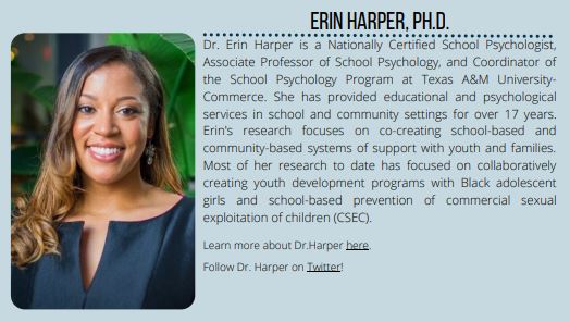 gsucehd's tweet image. CEHD alumni Kizzy Albritton, Erin Harper, Tamika La Salle and Sherri Proctor were named 2022 Black Leaders in School Psychology by the Social Justice Committee of the Trainers of School Psychologists. Congratulations!