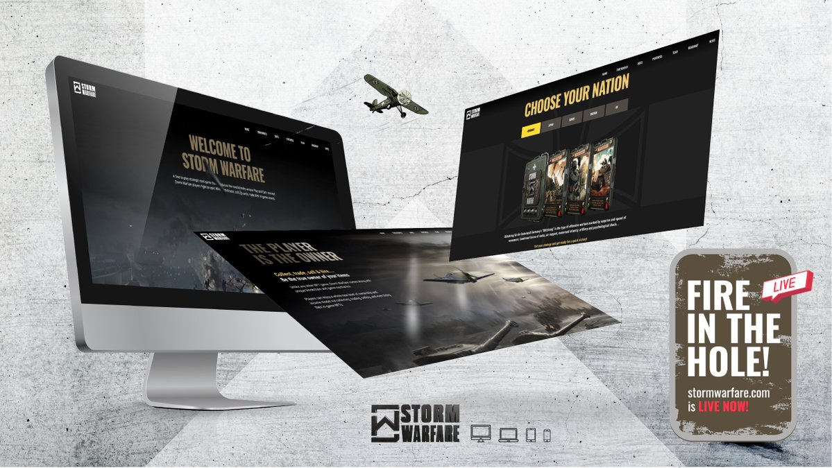 StormWarfare's tweet photo. Storm Warfare’s new official website is LIVE and running with new features, exciting design and fresh game content.

Click https://t.co/PDVGt2b5bE to discover more. https://t.co/ToC7sCEmSD