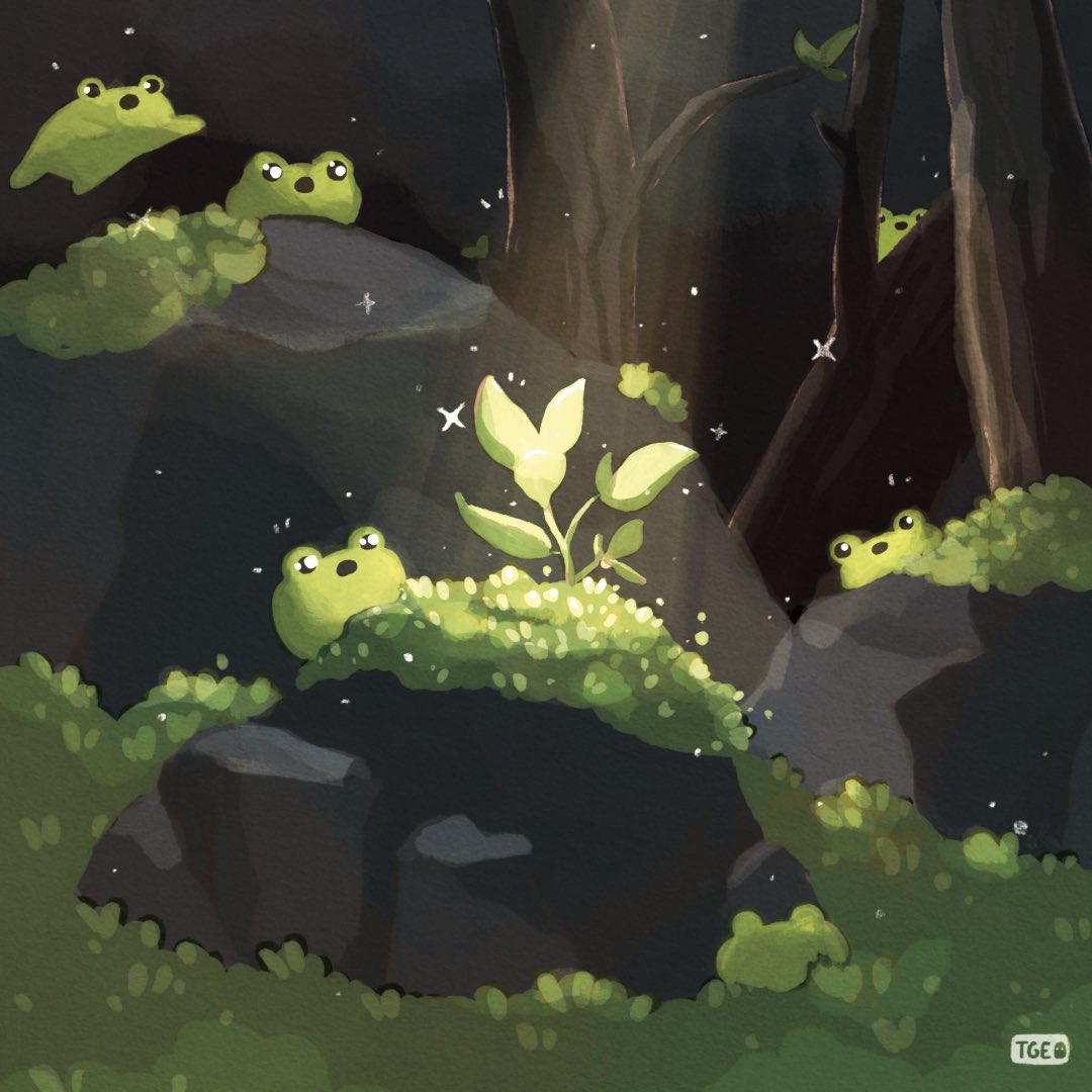 theghostegg's tweet photo. #springtolife2022 "New Life" - enjoy these froggos! https://t.co/vxVd9tN7Fx