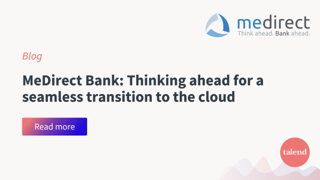Talend Community (@talendcommunity) on Twitter photo #MeDirectBank knew it was time to move from on-prem to the #cloud. Thanks to @Talend and <a href="/SnowflakeDB/">SnowflakeDB</a>, it was a seamless transition. #customersuccess #dataintegrity Read more: bit.ly/3Epecve #MeDirectBank knew it was time to move from on-prem to the #cloud. Thanks to @Talend and <a href="/SnowflakeDB/">SnowflakeDB</a>, it was a seamless transition. #customersuccess #dataintegrity Read more: bit.ly/3Epecve