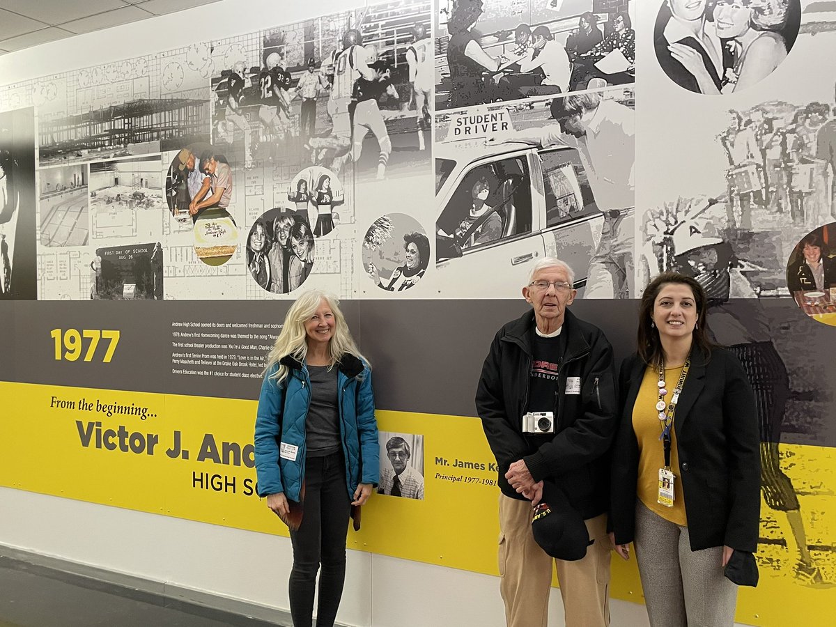 It was great visiting today with Mr. Keith, the first Principal, Jeanette Brook, the first valedictorian, and <a href="/AbirOthman/">Dr. Abir Othman</a> !