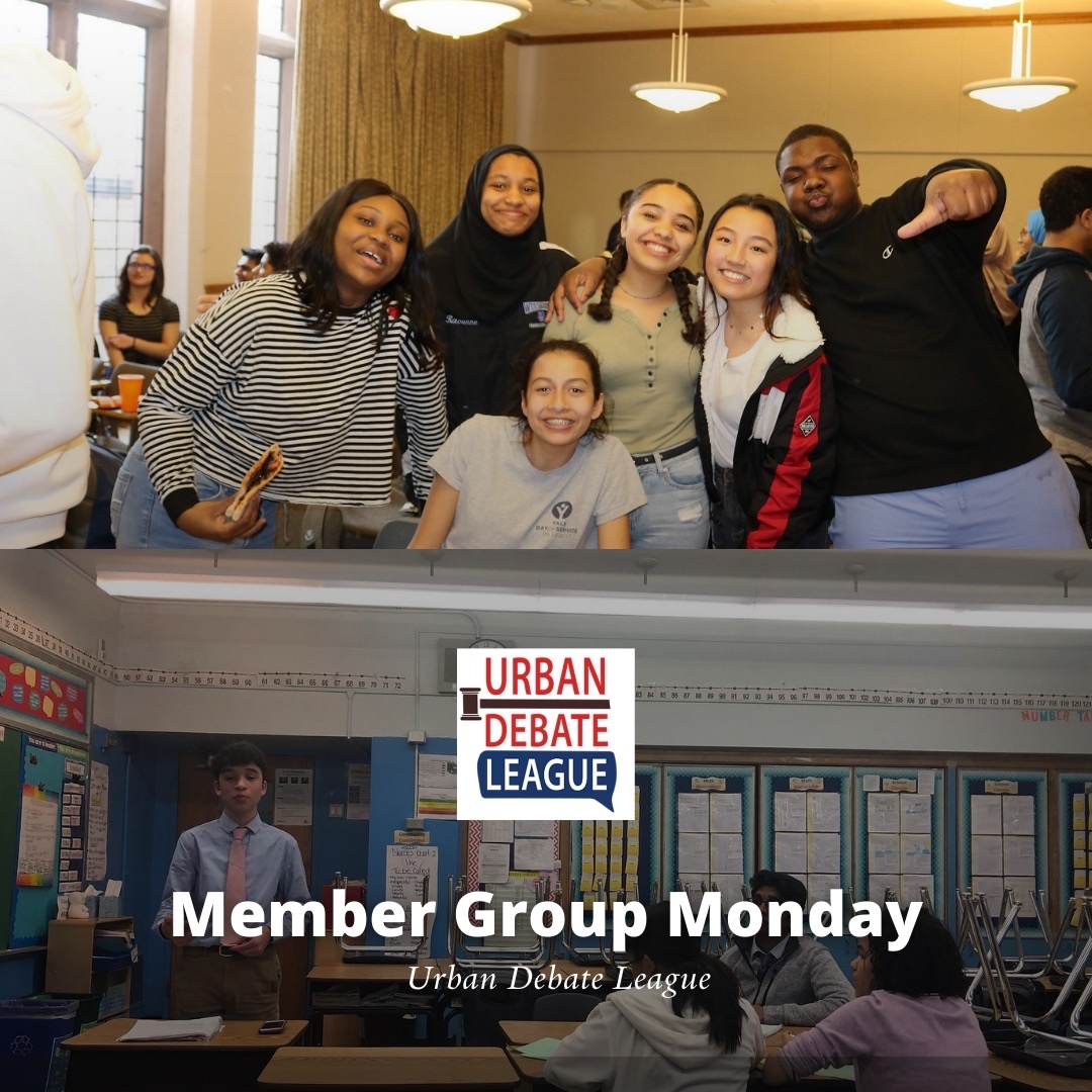 DwightHallYale's tweet photo. The Yale Urban Debate League provides debate coaching and opportunities to compete in tournaments to New Haven Public School students. UDL coaches practice weekly at a dozen middle/high schools, and also hosts a summer program.
#MemberGroupMonday #ChangeHappensHere #dwighthall https://t.co/ZbmzJ32f2n