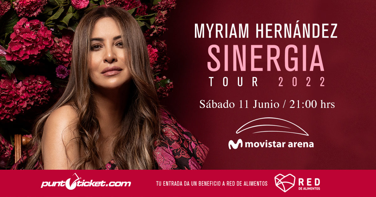 11 de junio @movistararena, Santiago de 🇨🇱 #SinergiaTour