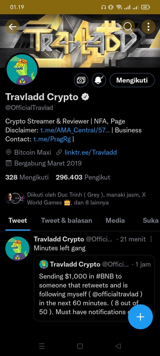 nangogie's tweet photo. Done. Followed with notifications on🔔 
Maybe I should be lucky one 🚀😅

#BNB #BSC #NFT #NFTCommunity #NFT #BSCGems #Solana #BTC  #Ethereum #cryptocurrency #Airdrop https://t.co/NXVw6KVZme https://t.co/SmZDMsxJei