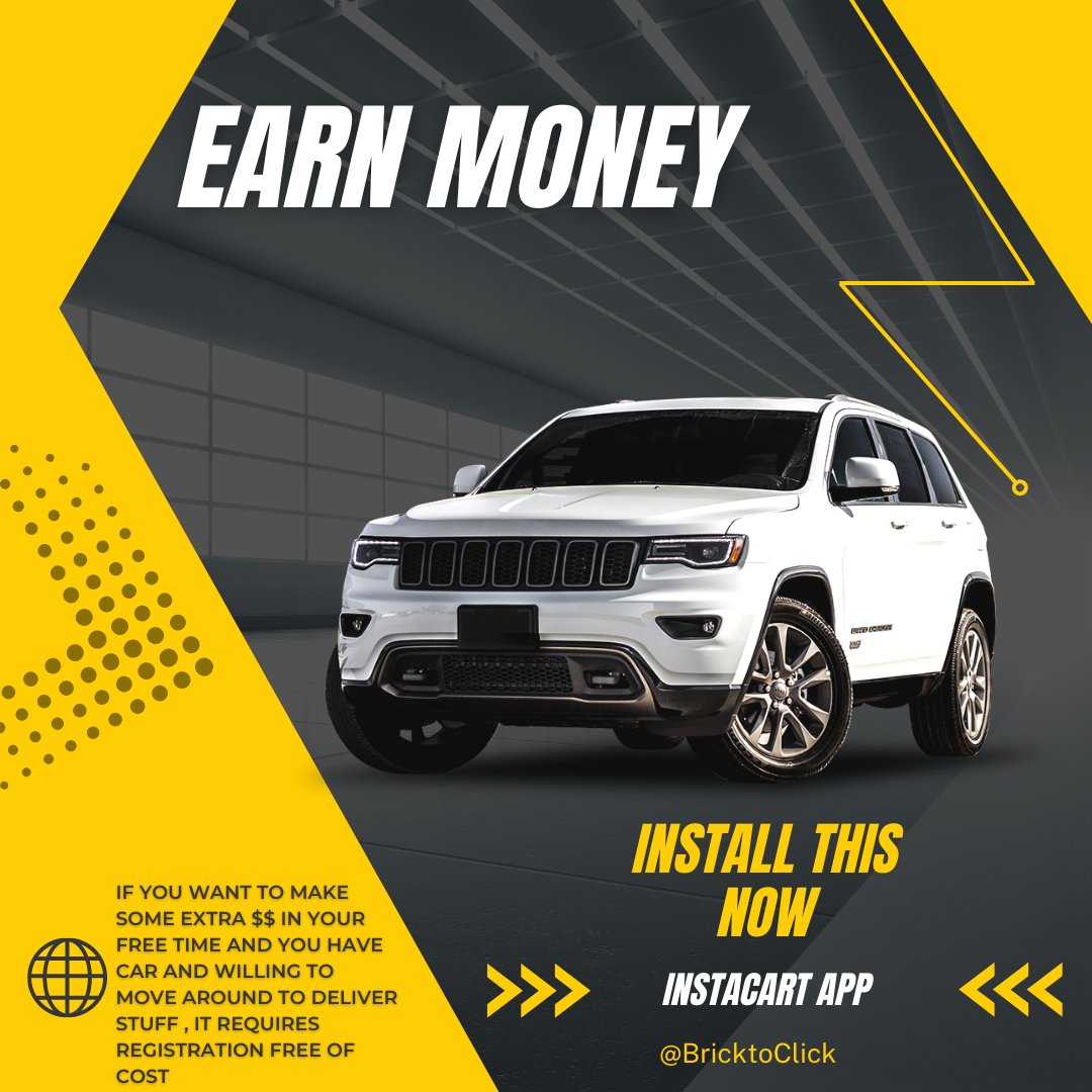RingReportNews's tweet image. #Howyomakemoney #Extracash #Instaapp #Deliver grocery #Driveandearn #makesomecash #passiveincome