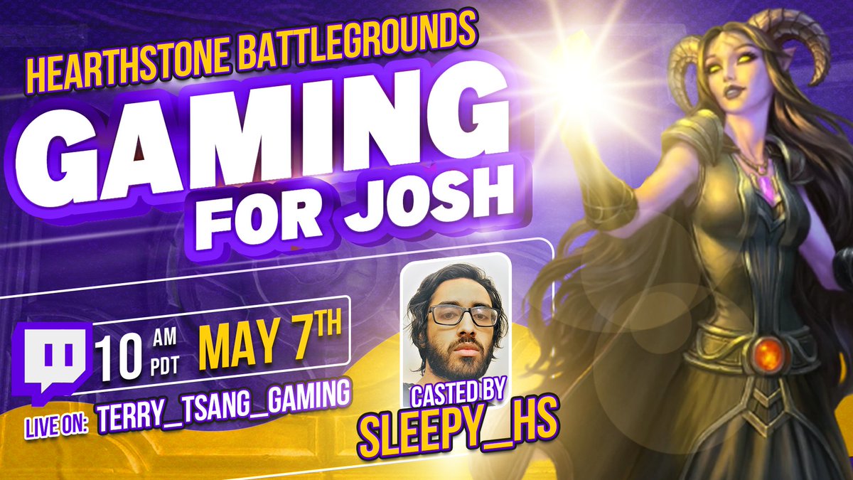I have teamed up with @WestCoastKidsFd in their fundraiser Gaming with Josh.  Come watch your favorite streamers battle it out for charity.  I have a few spots available because I wanted Twitter to decide who I should invite.  Tag your favorite streamer who should participate?