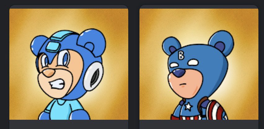 Proud to be party of this amazing family <a href="/inBetweenersNFT/">inBetweeners 🧸</a> Mega Bier 1/1 - Captain Bear 1/1