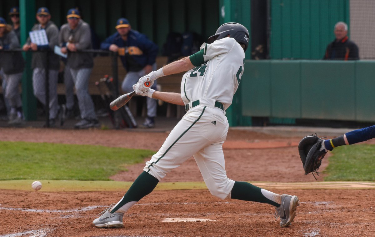 NWBearcatBSB's tweet photo. Junior outfielder Ryan Koski leads @TheMIAA in walks drawn (35) this season. Koski is tops on the the Bearcats in on-base percentage (.446). Koski is batting .305 in conference play with 25 hits in 82 at-bats. https://t.co/YBo2be6NEa