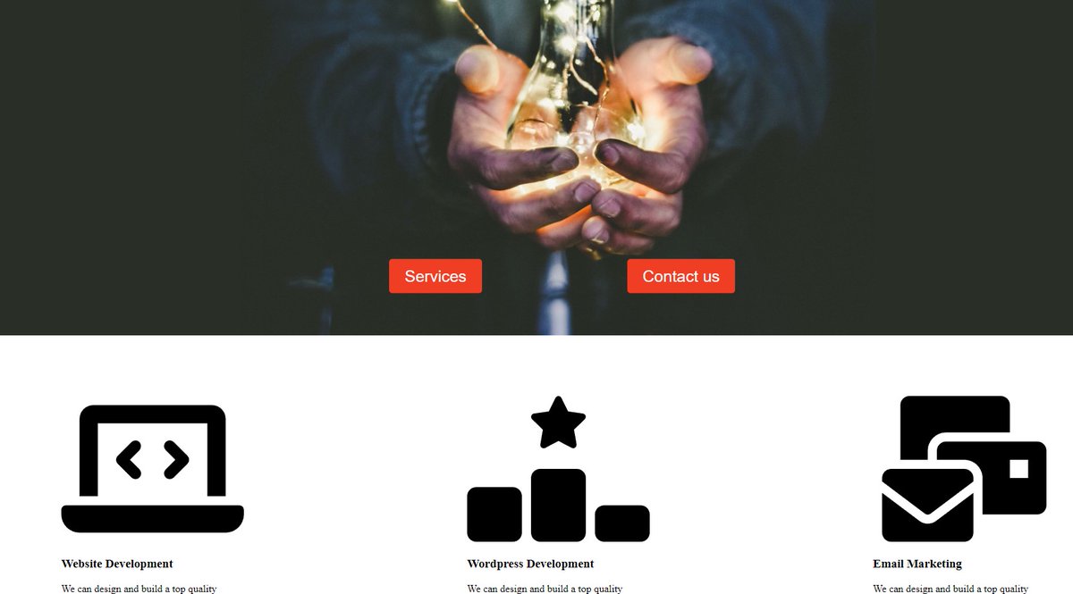 ryan__tarrant's tweet photo. Today began to create a simple website using #HTML and #CSS for the beginning of mine and @charlotteTarra5 freelancing. 

#100DaysOfCode #webdev https://t.co/RvT1lGrVXb