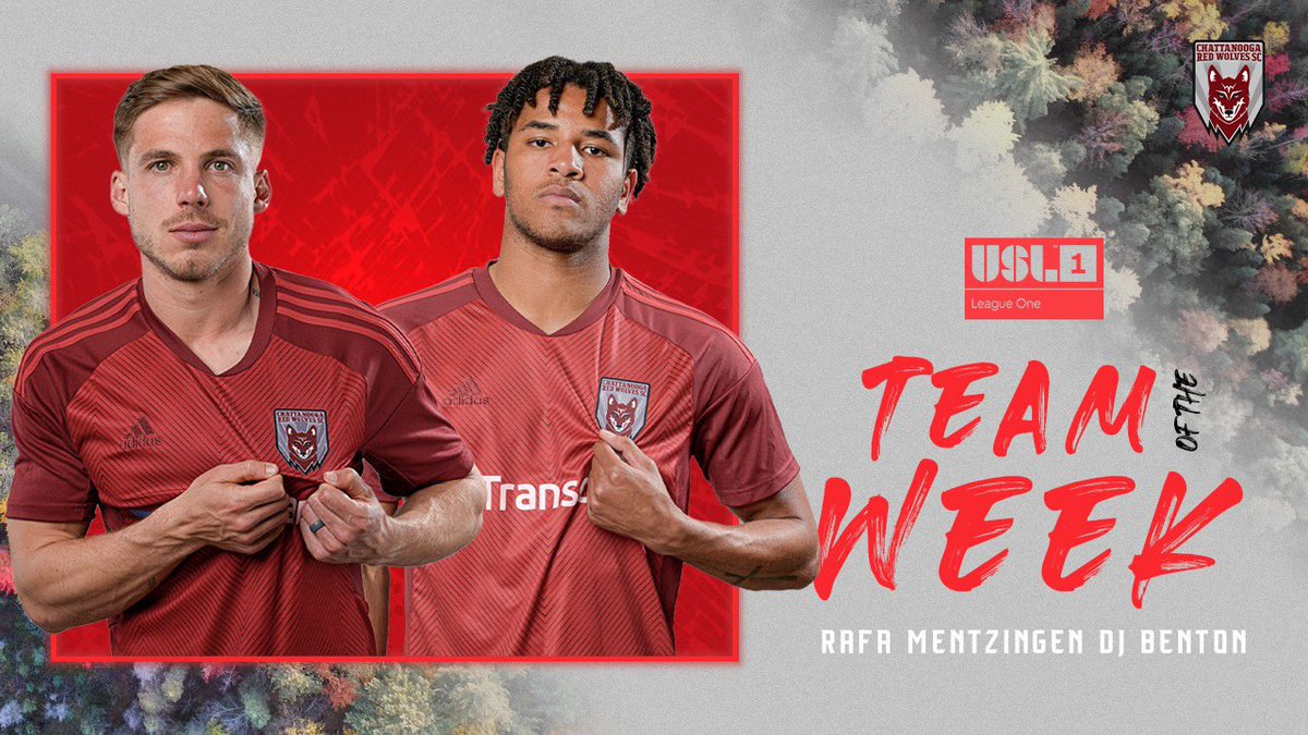 ChattRedWolves's tweet photo. Team of the Week honors for stellar performances from @rafaduizit and @devinbenton653 over the weekend 🤩
Well done lads 👏👏👏
#DaleRafa #DaleDJ https://t.co/0NbWFe9VH8