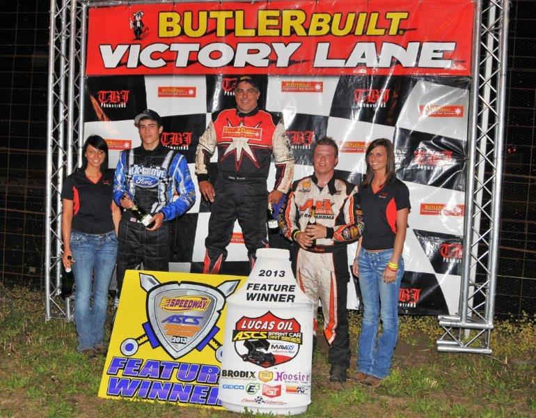 #LucasOilASCS action returns to <a href="/US36raceway/">US 36 Raceway Dirt Track</a> on Saturday. Of the six visits since 2005, one night stands out. 

May 17, 2013, <a href="/JohnnyHerrera2/">Johnny Herrera</a> ended a 72-race winless streak by lapping all but second place, <a href="/DMRacing2/">Dustin Morgan</a>. Herrera was mere car lengths away from Morgan at the finish.