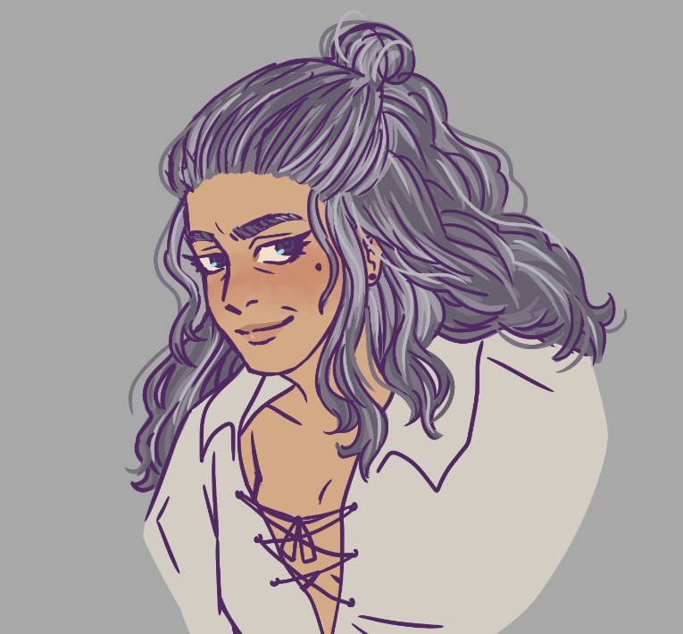 srry im so inactive on here. i have a small offering of ofmd fanart... ed blackbeard but woman😔
#ofmd #OFMDfanart