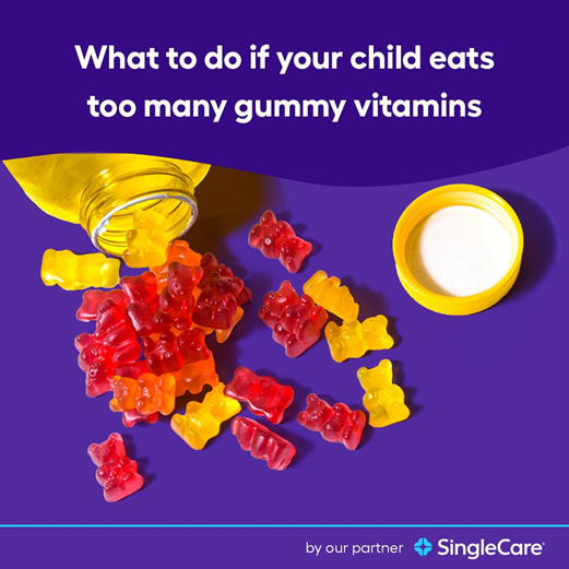 It’s possible to consume too many vitamins—even gummy vitamins. Our partner <a href="/SingleCare/">SingleCare</a> explains what to do if you find that your child ate a few too many of these candy-like supplements.
For more information visit:
singlecare.com/blog/too-many-…...