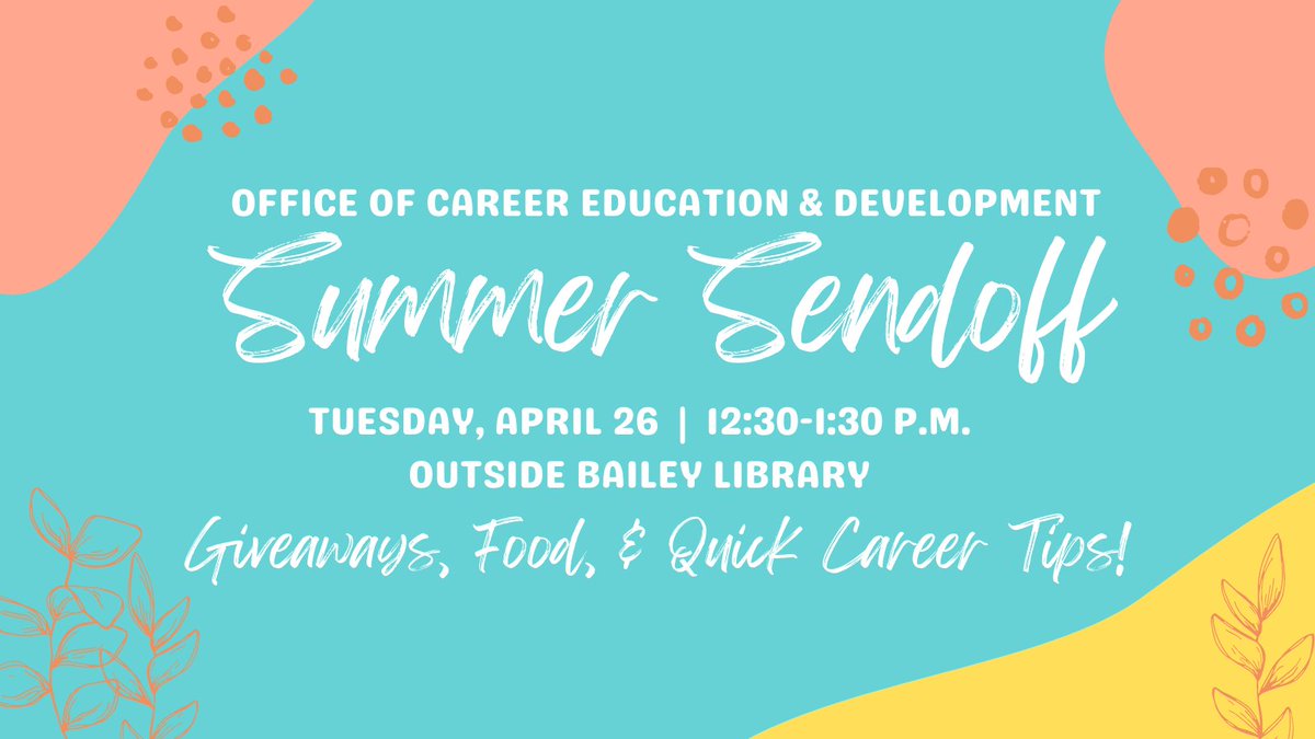 Don't forget to come say hi tomorrow during Common Hour!

We'll be outside <a href="/SRUBailey/">Bailey Library</a>!